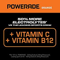POWERADE Sports Drink Electrolyte Enhanced Orange - 28 Fl. Oz. - Image 3