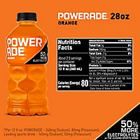 POWERADE Sports Drink Electrolyte Enhanced Orange - 28 Fl. Oz. - Image 4