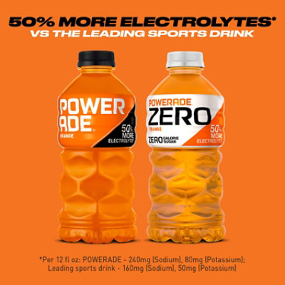 POWERADE Sports Drink Electrolyte Enhanced Orange - 28 Fl. Oz. - Image 6