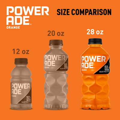 POWERADE Sports Drink Electrolyte Enhanced Orange - 28 Fl. Oz. - Image 2