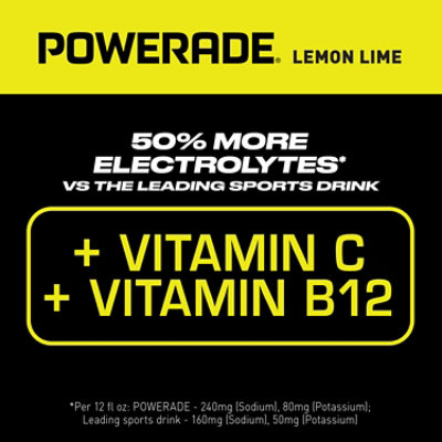 POWERADE Lemon Lime Electrolyte Sports Drink Bottle - 28 Fl. Oz. - Image 3