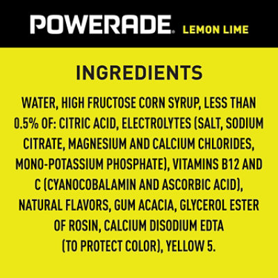 POWERADE Sports Drink Electrolyte Enhanced Lemon Lime - 28 Fl. Oz. - Image 6