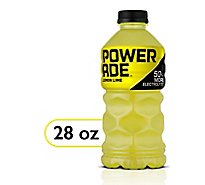 POWERADE Sports Drink Electrolyte Enhanced Lemon Lime - 28 Fl. Oz.