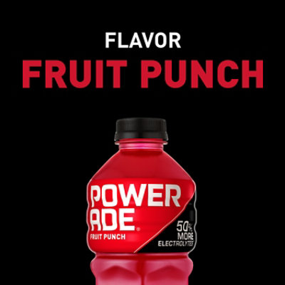 POWERADE Sports Drink Electrolyte Enhanced Fruit Punch - 28 Fl. Oz. - Image 4