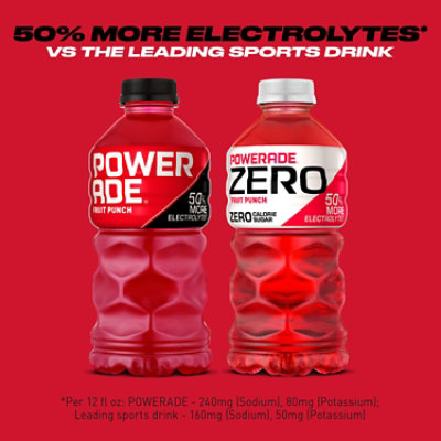 POWERADE Sports Drink Electrolyte Enhanced Fruit Punch - 28 Fl. Oz. - Image 6