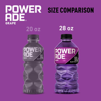 POWERADE Sports Drink Electrolyte Enhanced Grape - 28 Fl. Oz. - Image 2