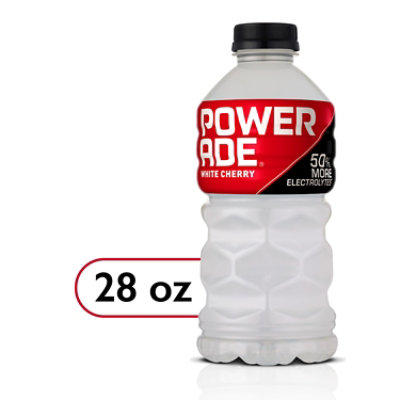 POWERADE Sports Drink Electrolyte Enhanced White Cherry - 28 Fl. Oz. - Image 1