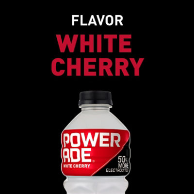 POWERADE Sports Drink Electrolyte Enhanced White Cherry - 28 Fl. Oz. - Image 4