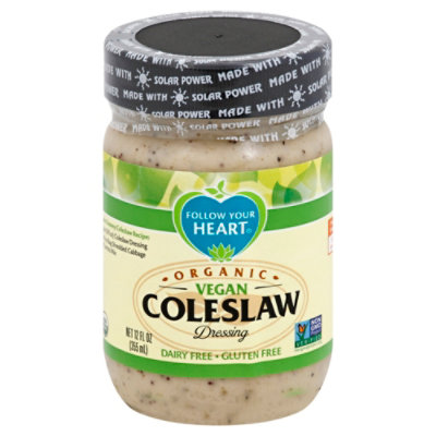 Follow Your Heart Organic Vegan Dressing Coleslaw 12 Fl. Oz. Safeway