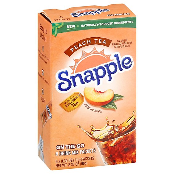 Snapple Drink Mix Peach Pwdr - 0.67 Oz