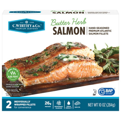 C.wirthy Butter Herb Salmon Portions - 10 Oz - Image 4