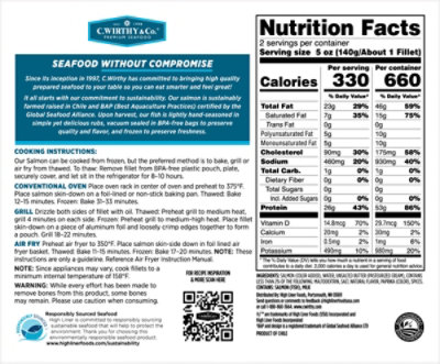 C.wirthy Butter Herb Salmon Portions - 10 Oz - Image 8
