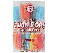 Budget Saver Twin Pops Sugar Free Assorted - 12-2.35 Fl. Oz.
