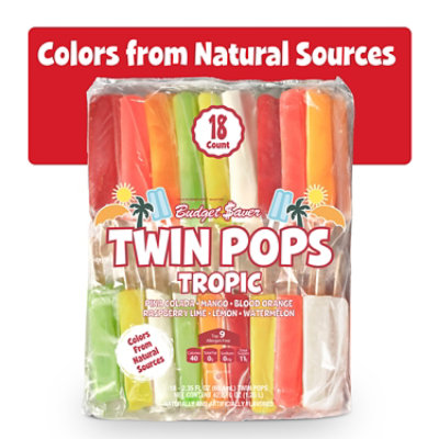 Budget Saver Twin Pops Tropics - 18-2.35 Fl. Oz. - Image 2