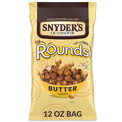 Snyder's of Hanover Butter Round Pretzels - 12 Oz - Image 2