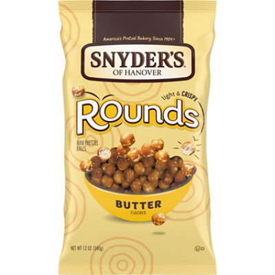 Snyder's of Hanover Butter Pretzel Rounds - 12 Oz - Image 1