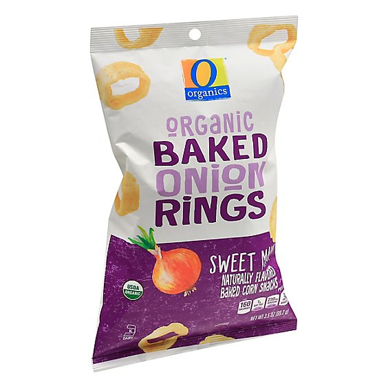 O Organics Onion Rings Baked Sweet Maui - 3.5 Oz