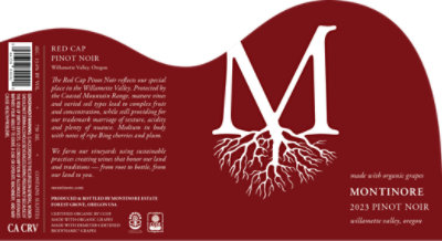 Montinore Vineyards Wine Pinot Noir - 750 Ml - Image 2