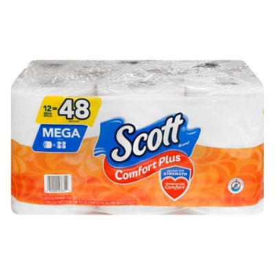 Scott ComfortPlus Toilet Paper Mega Rolls 462 Sheets - 12 Roll - Image 3