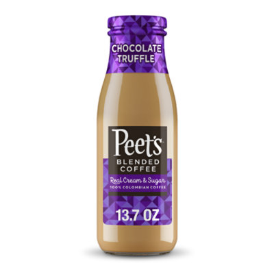 Peet's Coffee Chocolate Truffle Blended Iced Coffee In Glass Bottle - 13.7 Fl. Oz. - Image 1