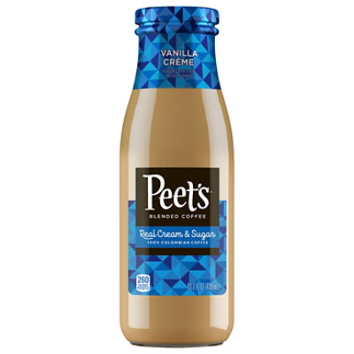 Peet's Coffee Vanilla Cream Blended Iced Coffee In Glass Bottle - 13.7 Fl. Oz. - Image 2
