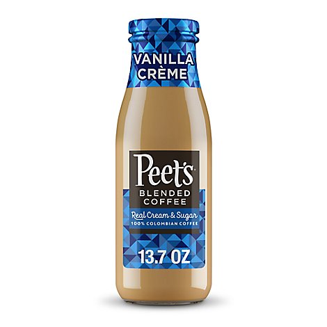 Peets Vanilla Cream Iced Coffee Bottle - 13.7 Fl. Oz.