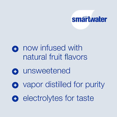 smartwater Vapor Distilled Water Pineapple Kiwi - 23.7 Fl. Oz. - Image 4