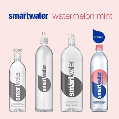 smartwater Vapor Distilled Water Watermelon Mint - 23.7 Fl. Oz. - Image 2