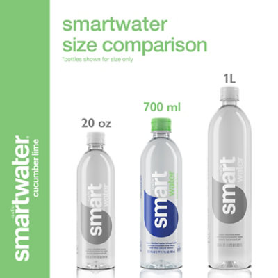 smartwater Vapor Distilled Water Cucumber Lime - 23.7 Fl. Oz. - Image 4