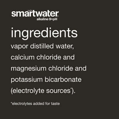 Glaceau Smartwater Alkaline Bottle - 50.7 Fl. Oz. - Image 3
