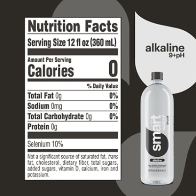 Glaceau Smartwater Alkaline Bottle - 50.7 Fl. Oz. - Image 2