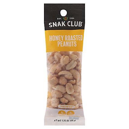 Snak Club Grab N Run Honey Roasted Peanuts - 1.75 Oz - Image 3