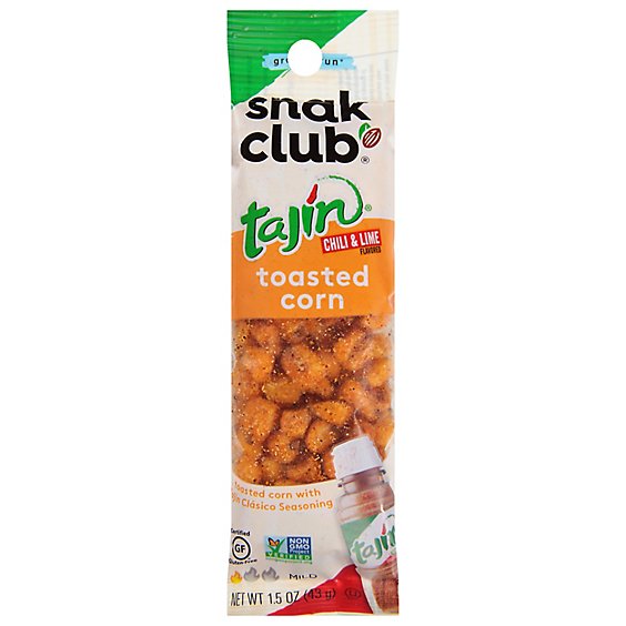 Snak Club Grab N Run Tajin Clasico Toasted Corn - 1.5 Oz