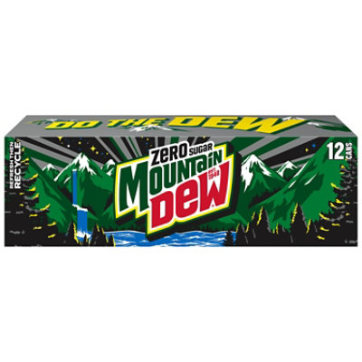 Mtn Dew Soda Zero Sugar Cans - 12-12 Fl. Oz. - Image 3