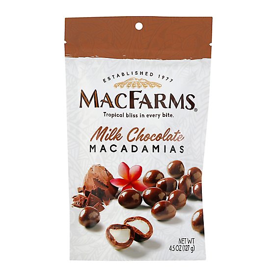 MacFarms Macadamias Milk Chocolate - 4.5 Oz