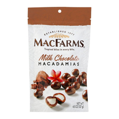 MacFarms Macadamias Milk Chocolate - 4.5 Oz