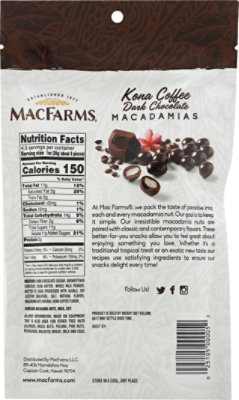 MacFarms Macadamias Kona Coffee Dark Chocolate - 4.5 Oz - Image 5