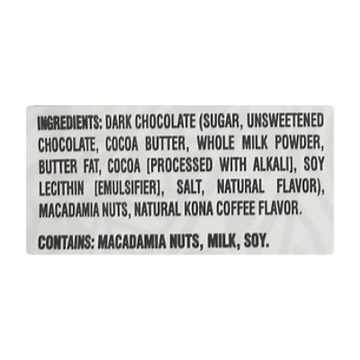 MacFarms Macadamias Kona Coffee Dark Chocolate - 4.5 Oz - Image 4