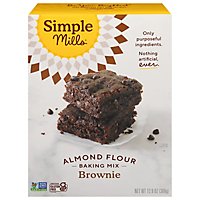 Simple Mills Almond Flour Mix Gluten Free Brownie - 12.9 Oz - Image 3