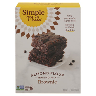 Simple Mills Almond Flour Mix Gluten Free Brownie - 12.9 Oz - Image 3