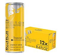Red Bull Energy Drink Tropical - 12-8.4 Fl. Oz.