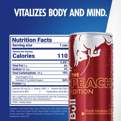 Red Bull Peach Energy Drink - 8.4 Fl. Oz. - Image 4