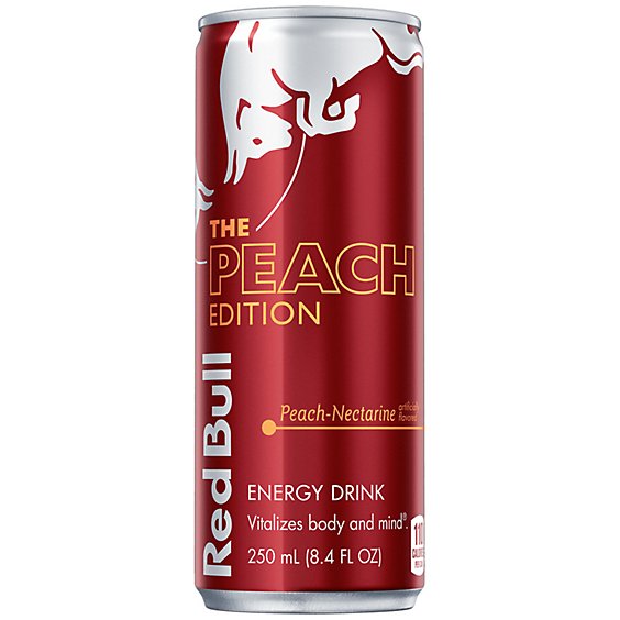 Red Bull Energy Drink Peach Nectarine - 8.4 Fl. Oz.