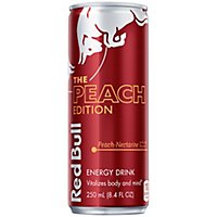Red Bull Energy Drink Peach Nectarine - 8.4 Fl. Oz. - Image 1