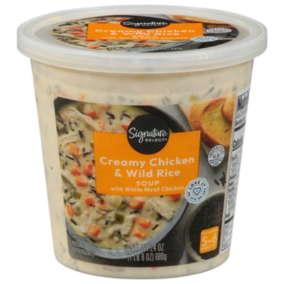 Signature Select Soup Creamy Chicken & Wild Rice - 24 Oz - Image 1