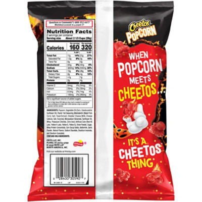 CHEETOS Popcorn Flamin Hot - 2 Oz - Image 6