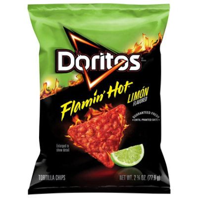 Doritos Tortilla Chips Flamin Hot Limon - 2.75 Oz - Image 2