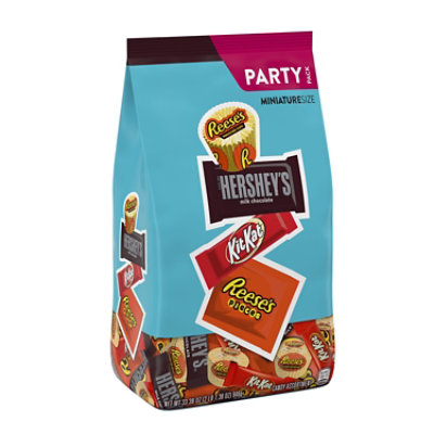 HERSHEYS Chocolate Candy Assortment Miniature Size Party Pack - 33.38 Oz