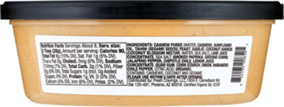 Fresh Cravings Organic Kickin Queso Style Cashew Dip - 8 Oz - Image 6