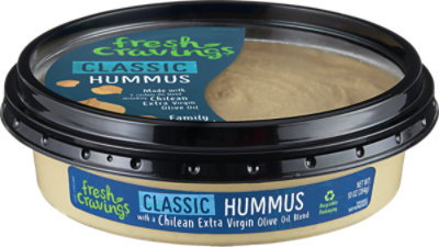 Fresh Cravings Classic Hummus - 10 Oz - Image 2